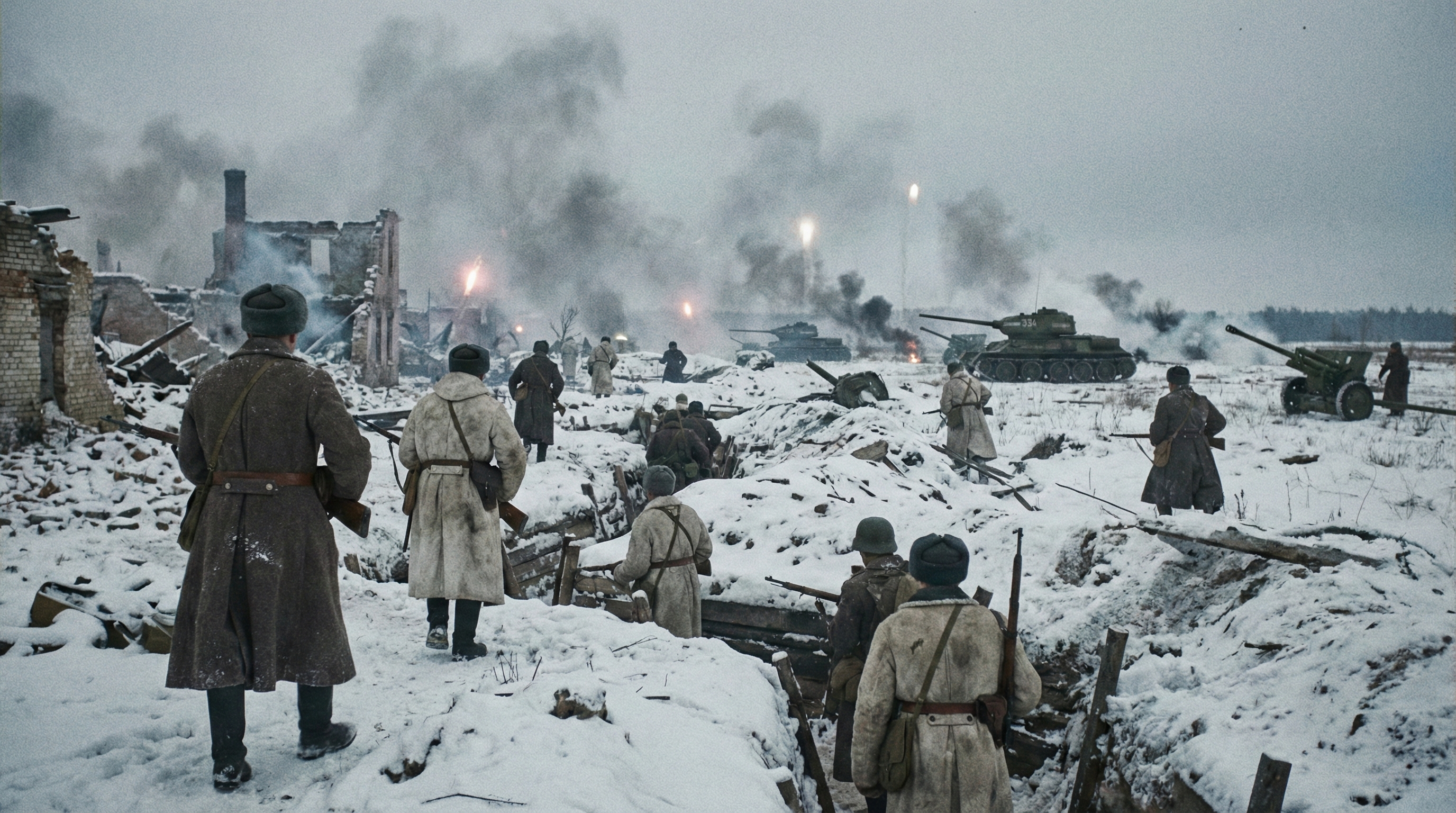 On This Day: 1943 - Attempting to completely lift the Siege of Leningrad, the Soviet Red Army engages German troops