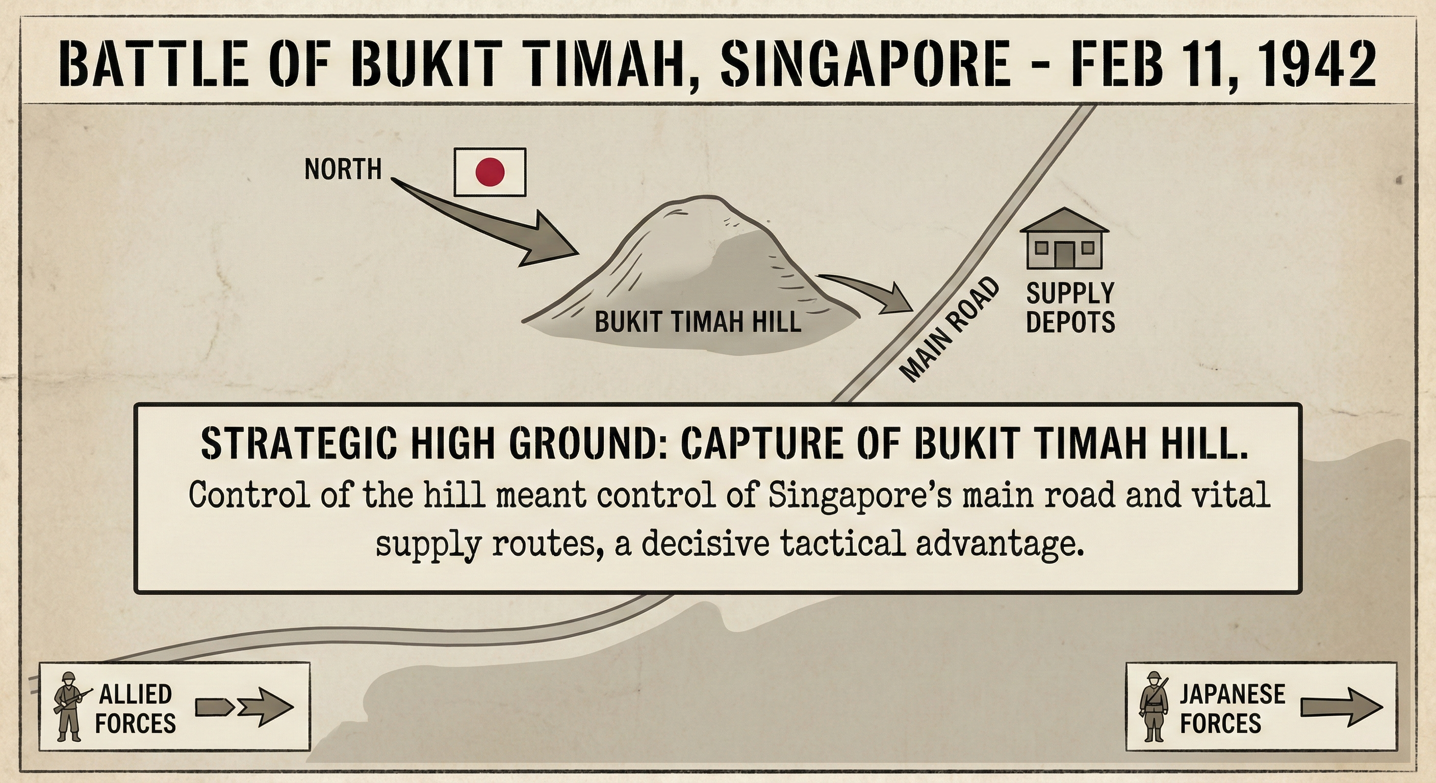 On This Day: 1942 - Second day of the Battle of Bukit Timah is fought in Singapore image 2