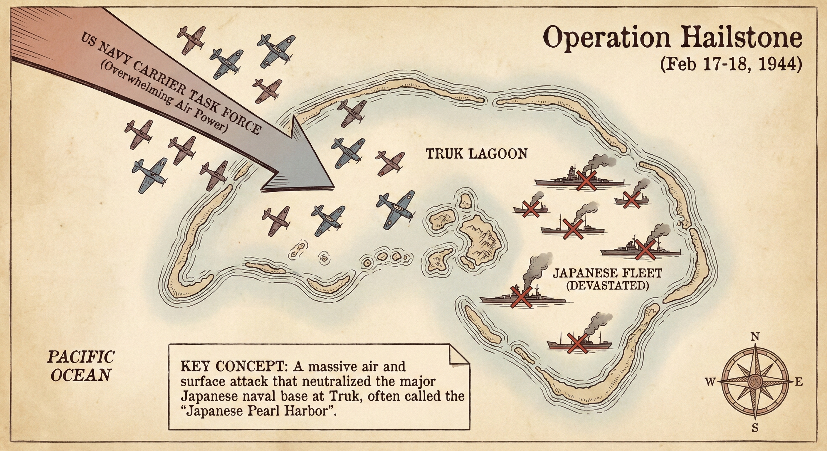On This Day: 1944 - Operation Hailstone image 2