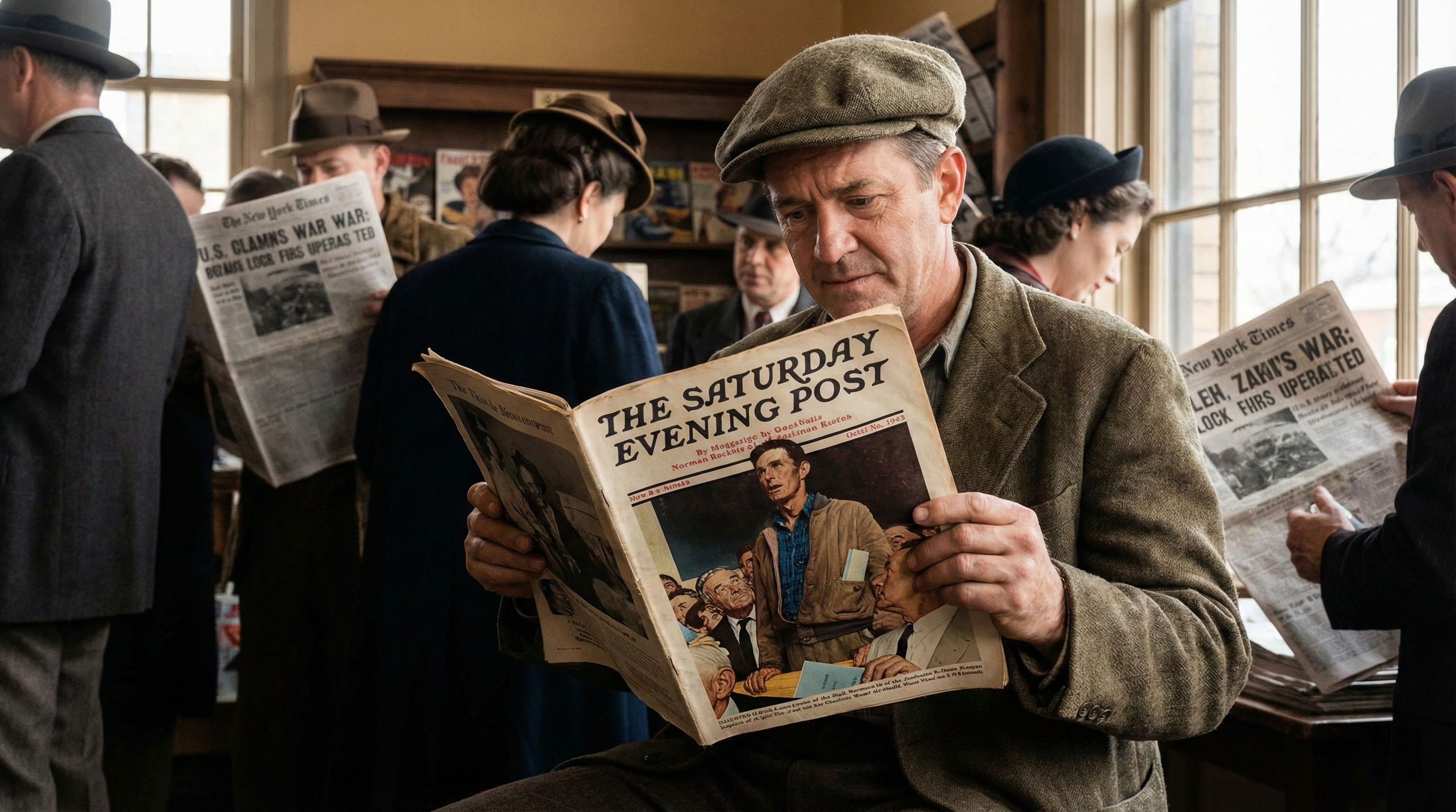 On This Day: 1943 - The Saturday Evening Post publishes the first of Norman Rockwell's Four Freedoms in support of