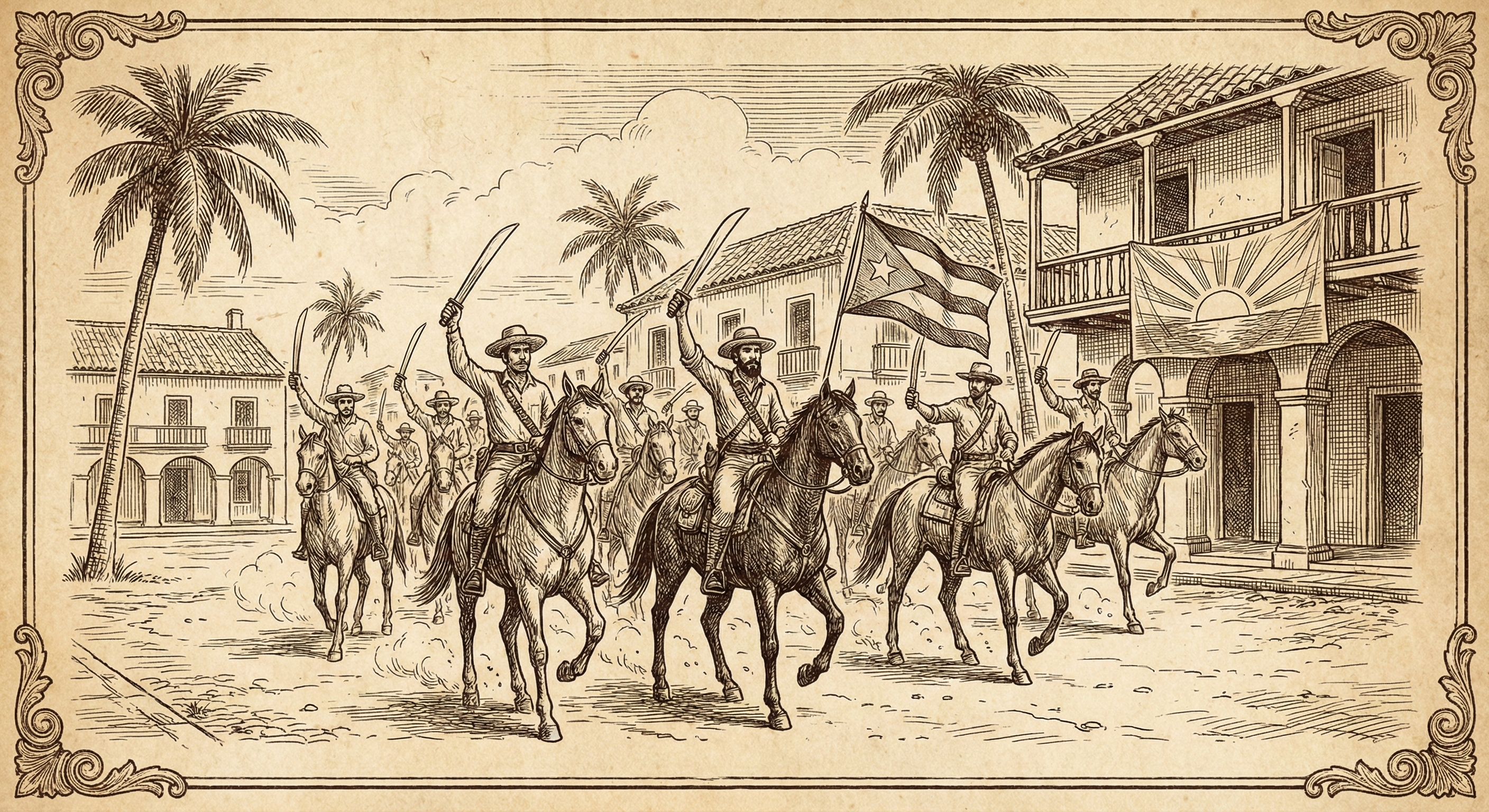On This Day: 1895 - Revolution breaks out in Baire, a town near Santiago de Cuba, beginning the Cuban War of Indepe image 3