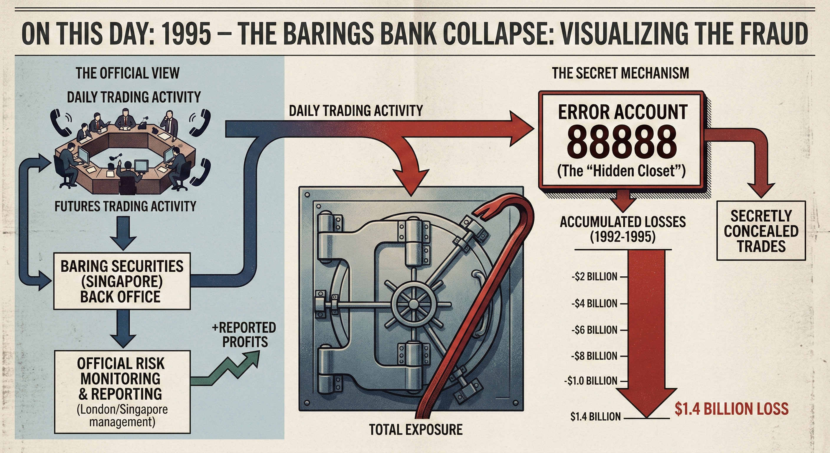On This Day: 1995 - The UK's oldest investment banking institute, Barings Bank, collapses after a rogue securities image 2