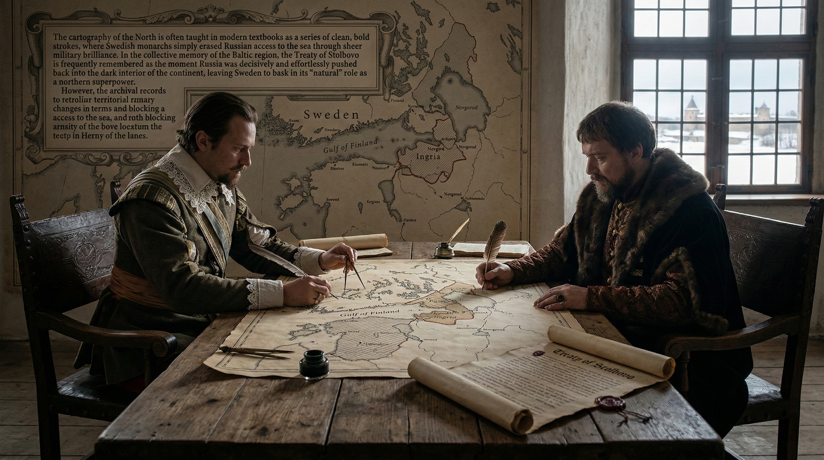 On This Day: 1617 - Sweden and the Tsardom of Russia sign the Treaty of Stolbovo, ending the Ingrian War and shutti