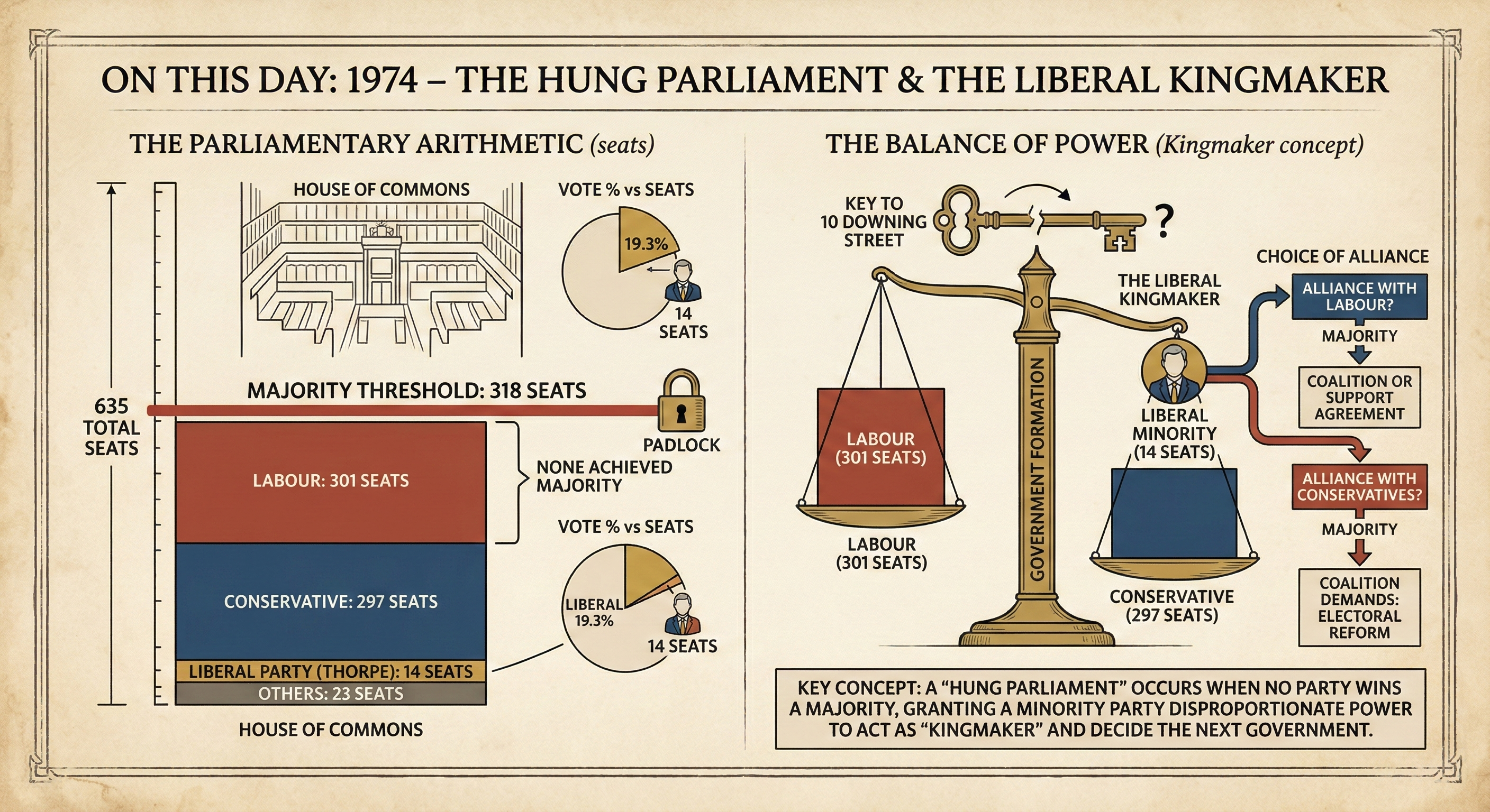 On This Day: 1974 - The British election ended in a hung parliament after the Jeremy Thorpe-led Liberal Party achie image 2